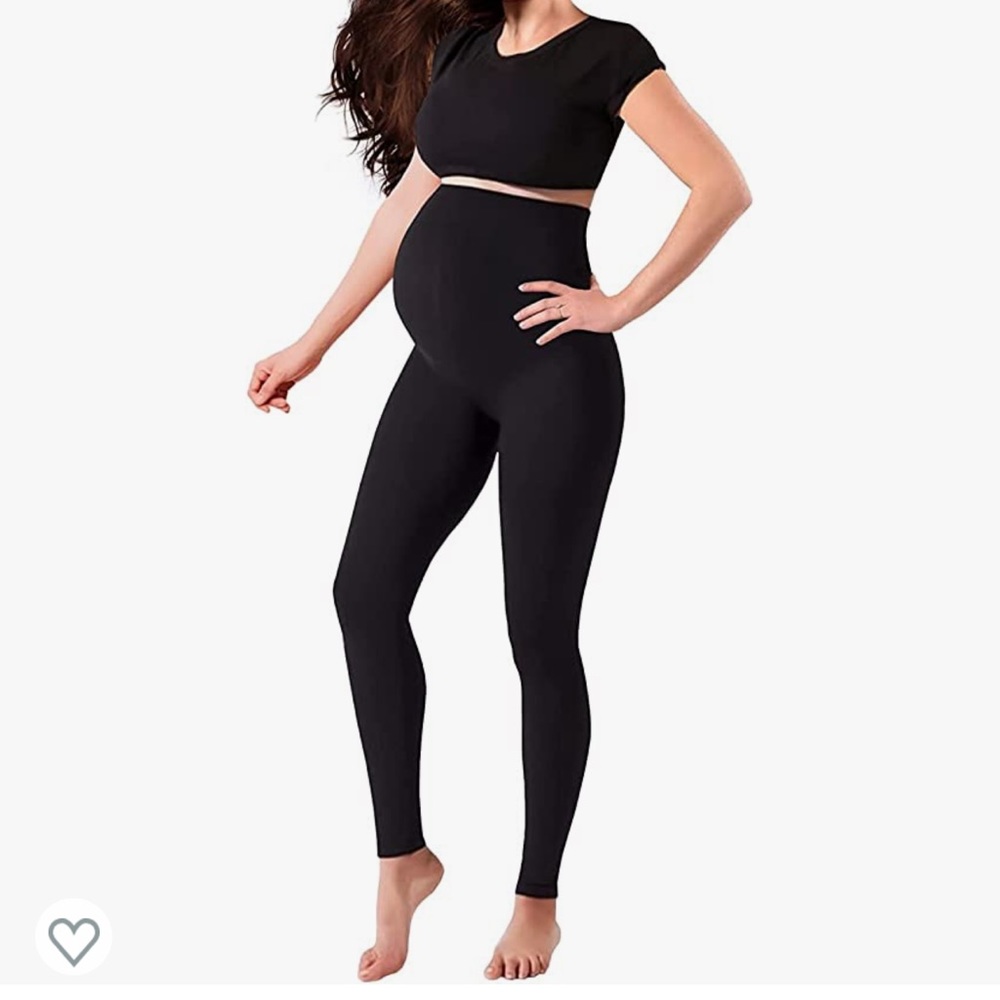 SOLD Black Full Length Maternity Leggings Size Medium